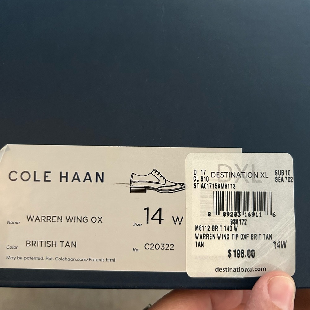 Cole Haan Warren Wing OX in Tan - Picture 6 of 6